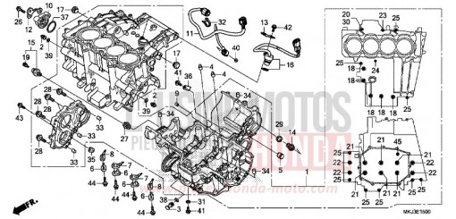 CARTER MOTEUR CB1000RAJ de 2018